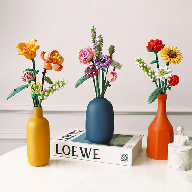 FloraBloom - 3D-blomsterbuket til rolige rum