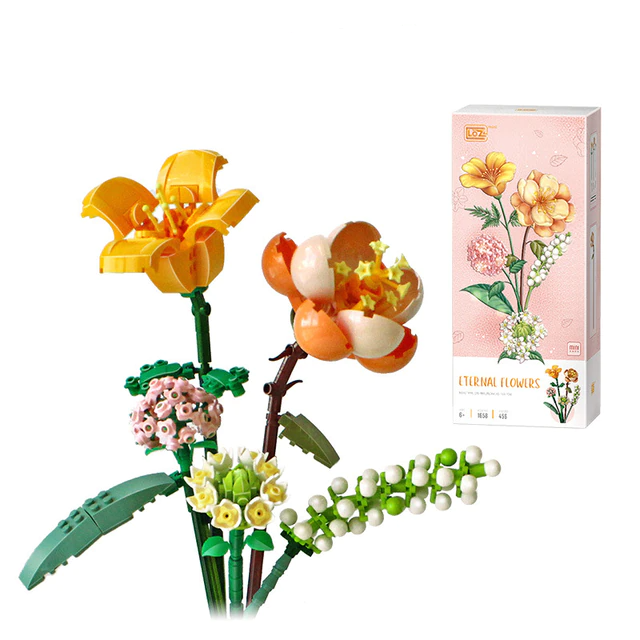 FloraBloom - 3D-blomsterbuket til rolige rum