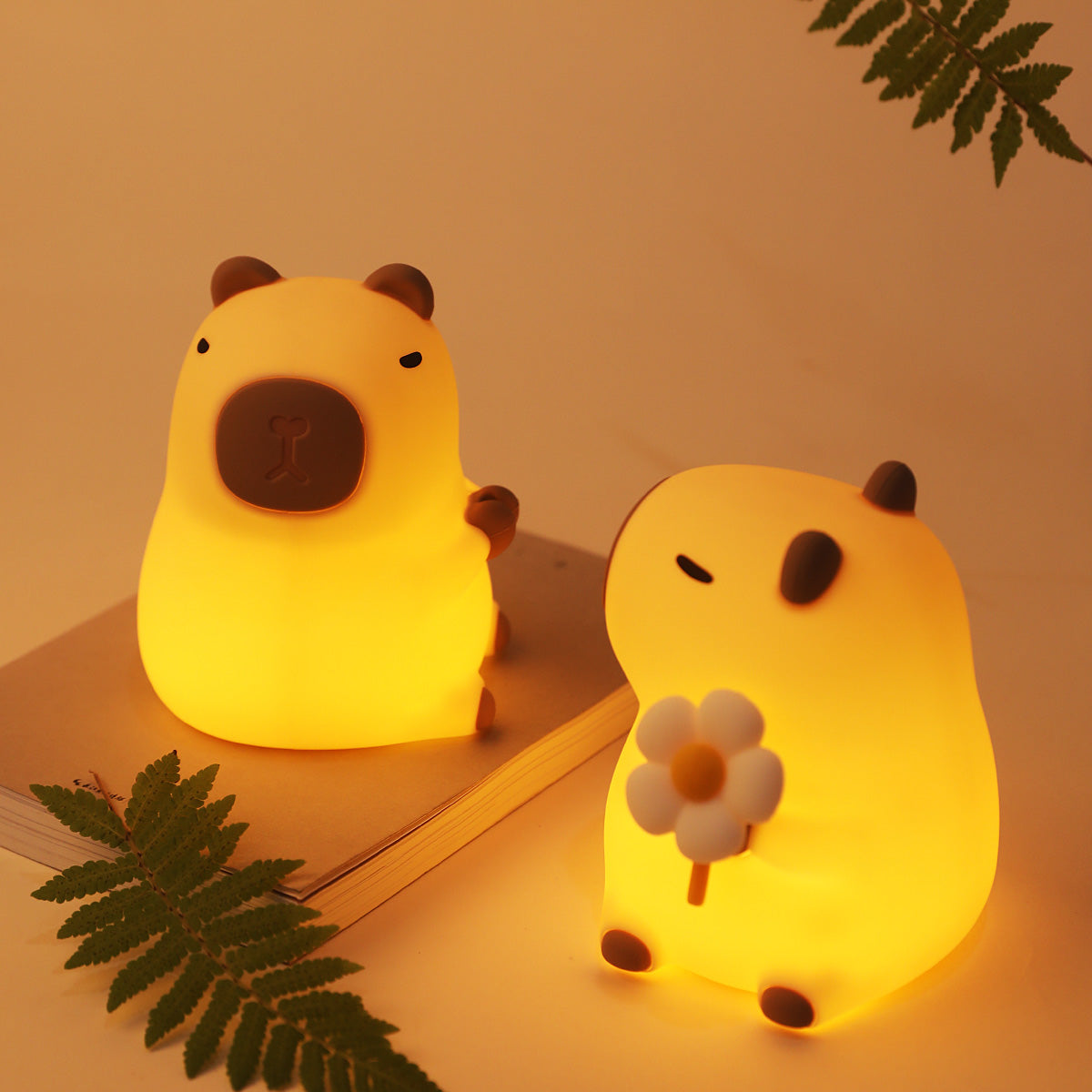GlowPals - Charmerende tegneserieagtig dyrenatlampe