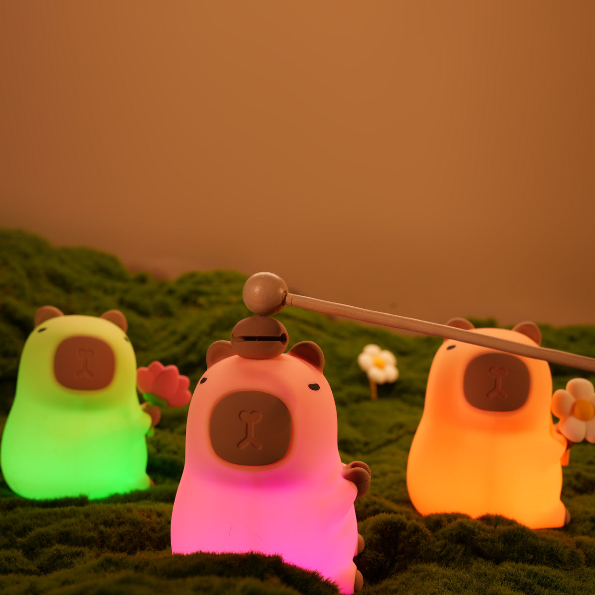 GlowPals - Charmerende tegneserieagtig dyrenatlampe