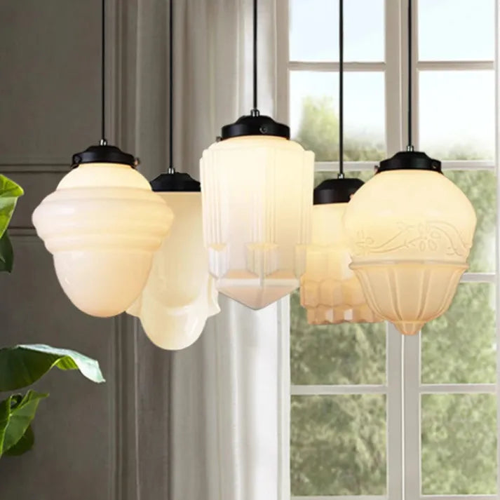 GeoGlow Elegant Geometrisk Hængelampe – Perfekt til Moderne Indretning