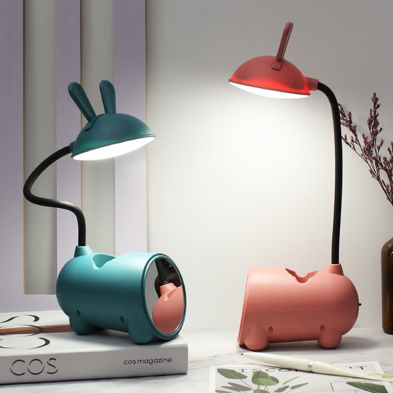 LumiBunny - LED-bordlampe med touch-kontrol og kuglepenholder