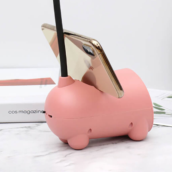 LumiBunny - LED-bordlampe med touch-kontrol og kuglepenholder