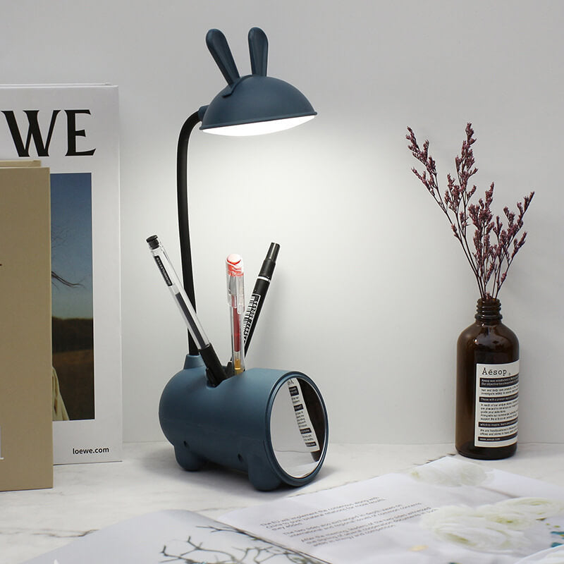 LumiBunny - LED-bordlampe med touch-kontrol og kuglepenholder