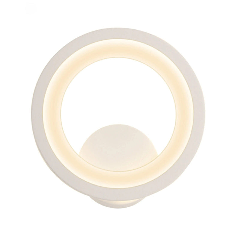 Moderne LED rund væglampe