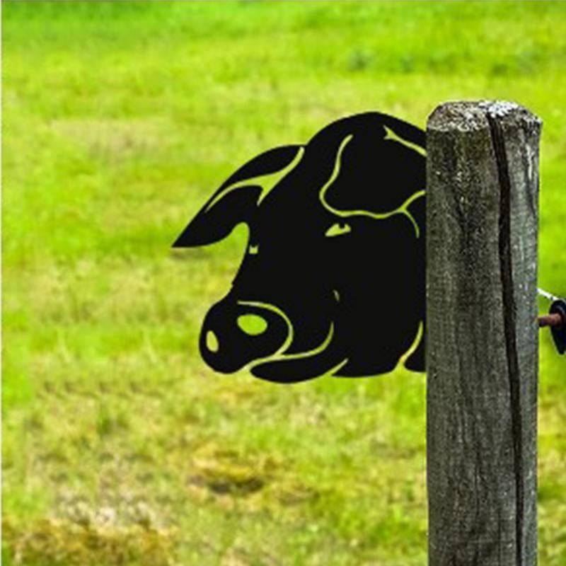 WildPost - Metal dyresilhuet Fence Toppers