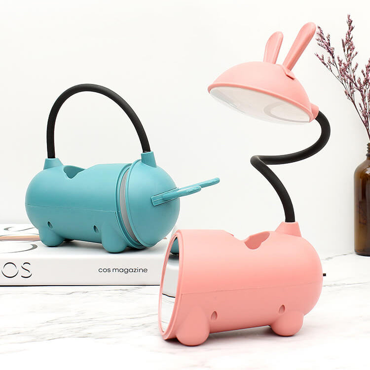 LumiBunny - LED-bordlampe med touch-kontrol og kuglepenholder