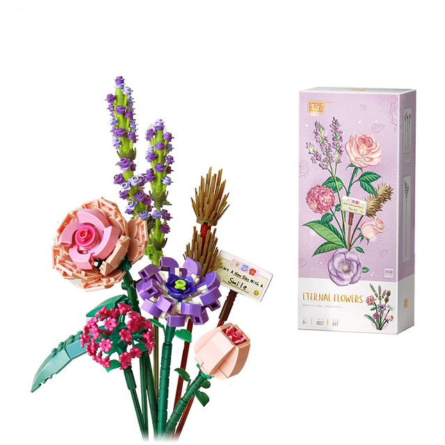 FloraBloom - 3D-blomsterbuket til rolige rum
