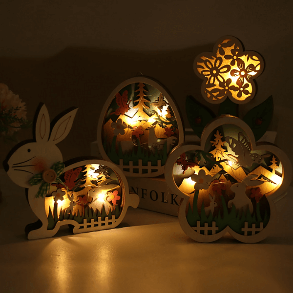 FestiveDecor - Påske LED træ dekoration kollektion