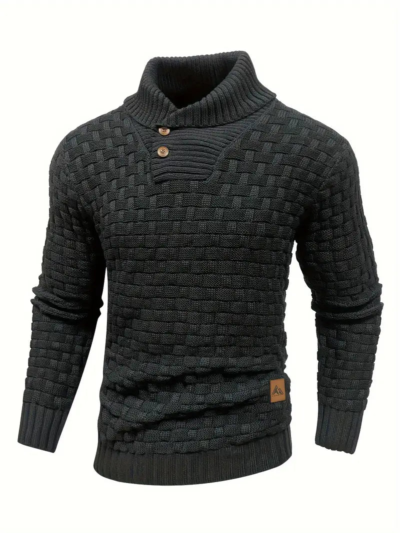 Kristian - Strikket trøje Blød, afslappet pullover