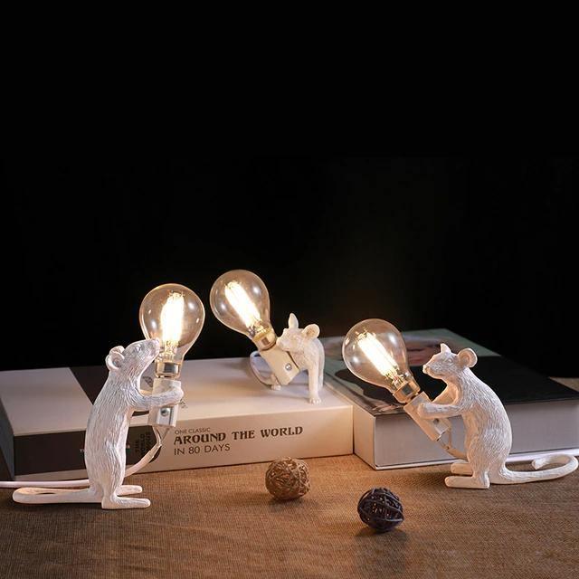 GlowNest - LED mus-formet dekorativ lampe