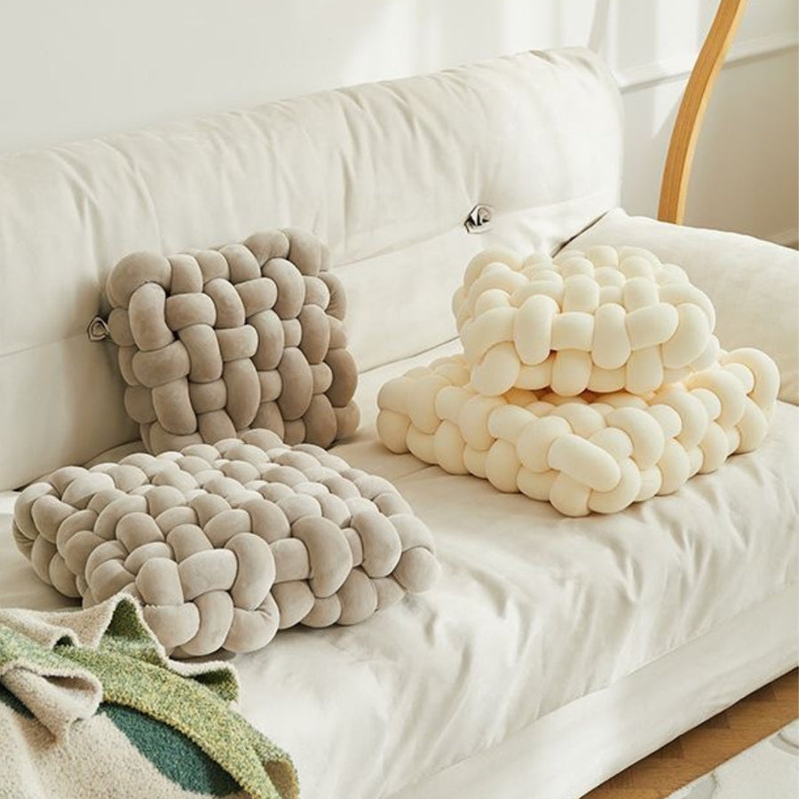 CozyKnotted - Boho-knyttet pudepude