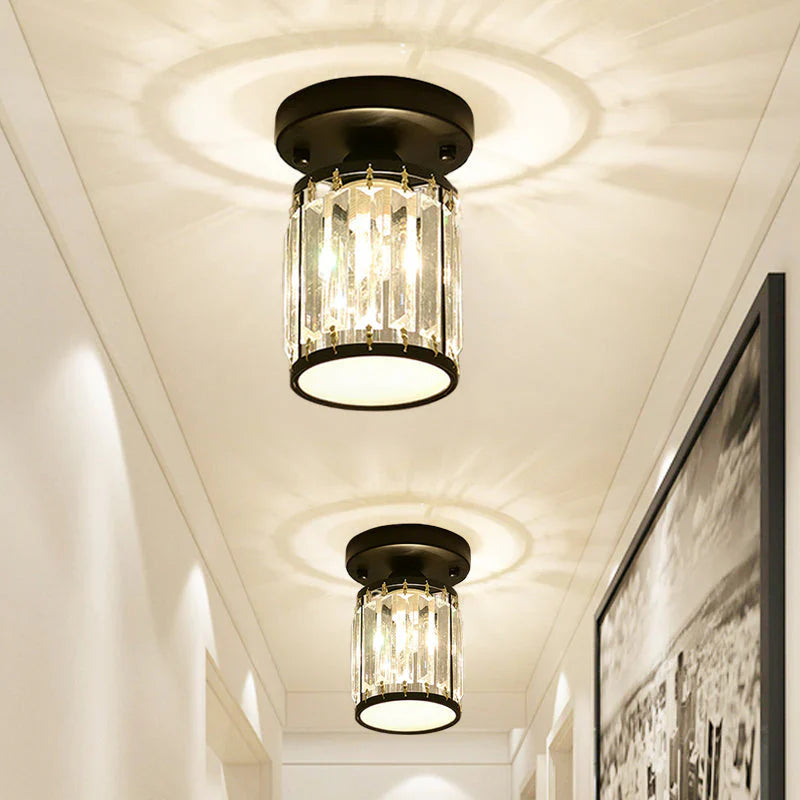 CrystalGleam Moderne loftslampe i krystal