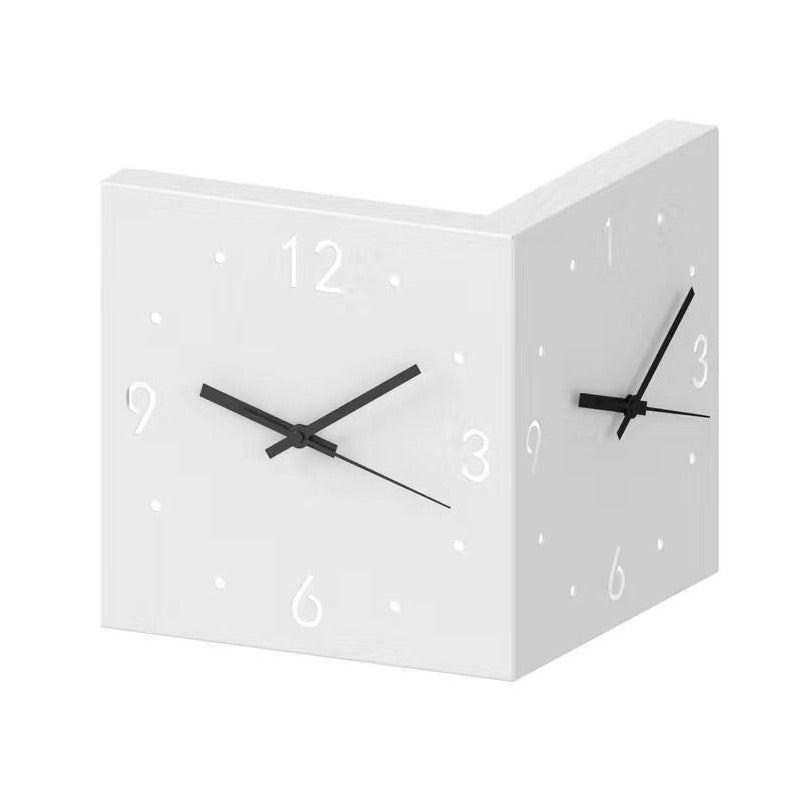 TimeEdge Moderne Dobbelt Facade Hjørneur med LED-belysning