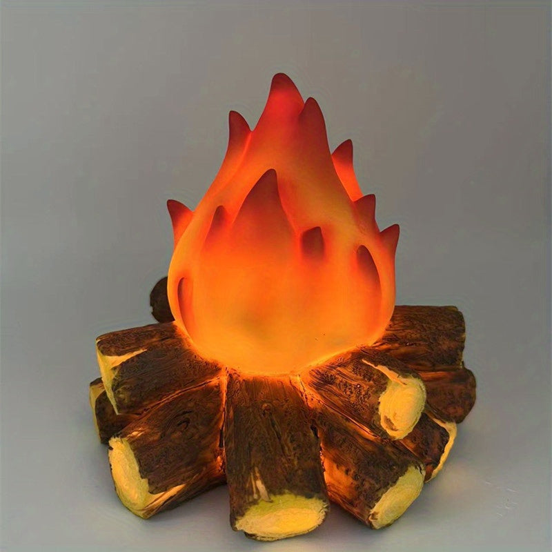 GlowFlame LED Kuglelampe – Realistisk Flammeeffekt til Hyggelig Belysning