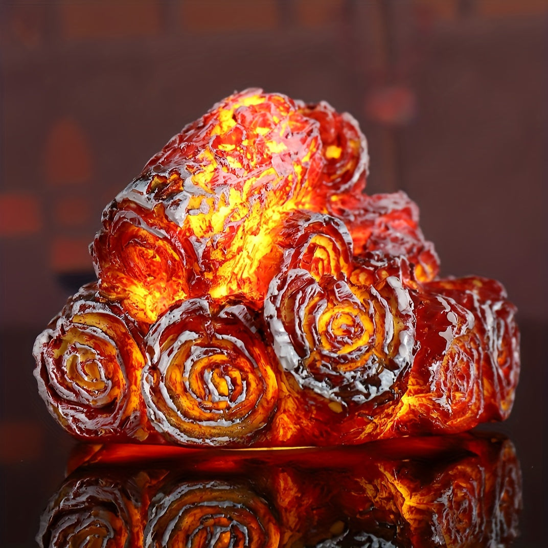 GlowFlame LED Kuglelampe – Realistisk Flammeeffekt til Hyggelig Belysning