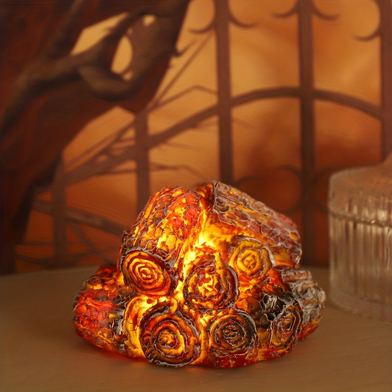GlowFlame LED Kuglelampe – Realistisk Flammeeffekt til Hyggelig Belysning