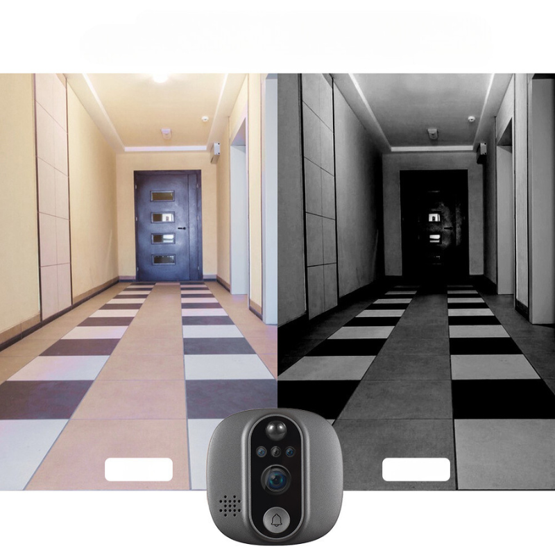 VisionGuard Trådløs Dørklokke – Klar Vidvinkel & Nattesyn