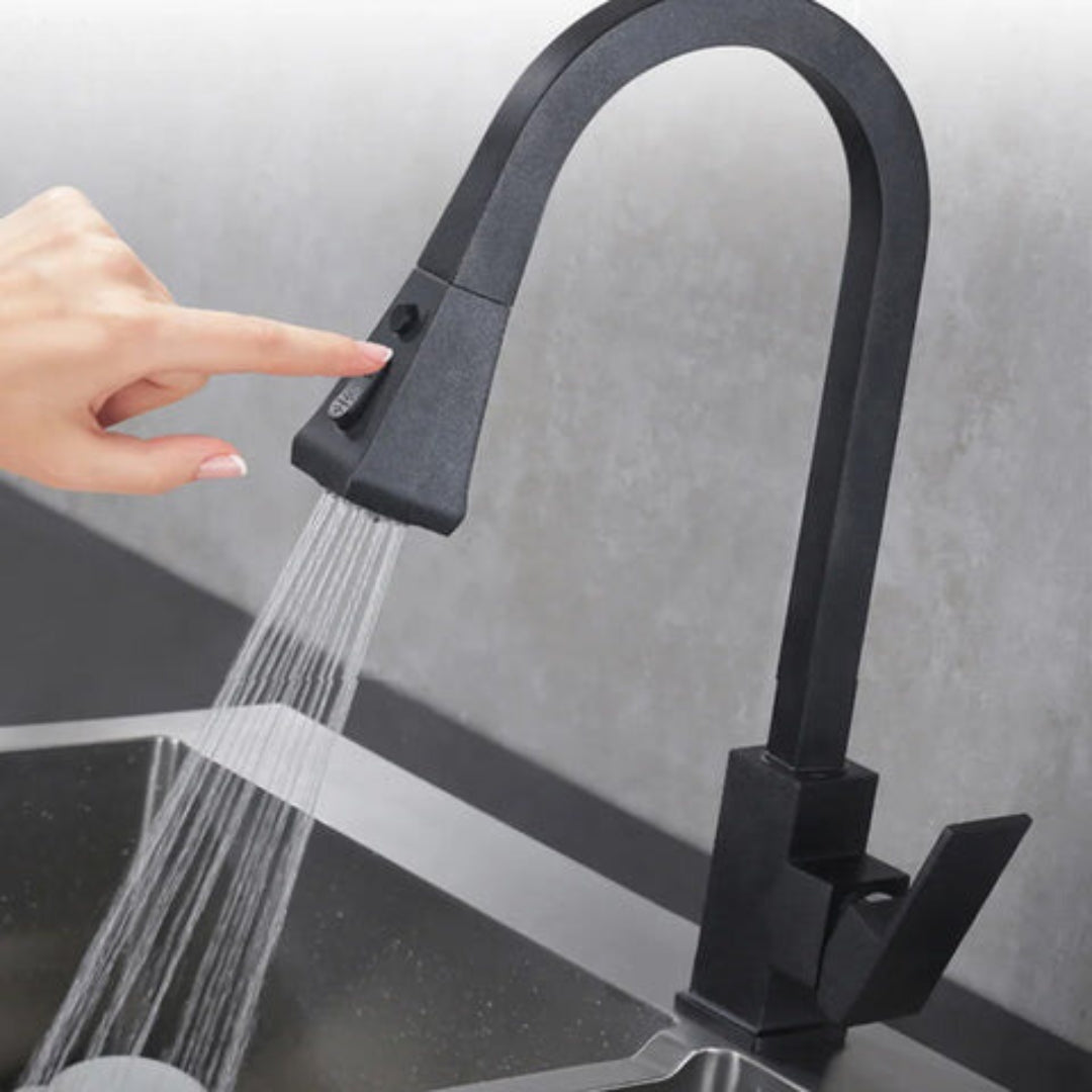 BlackMatte - Køkkenhane med Pull-Down sprøjte