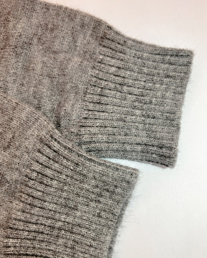 Isabella - Ribbet casual cardigan med lommer