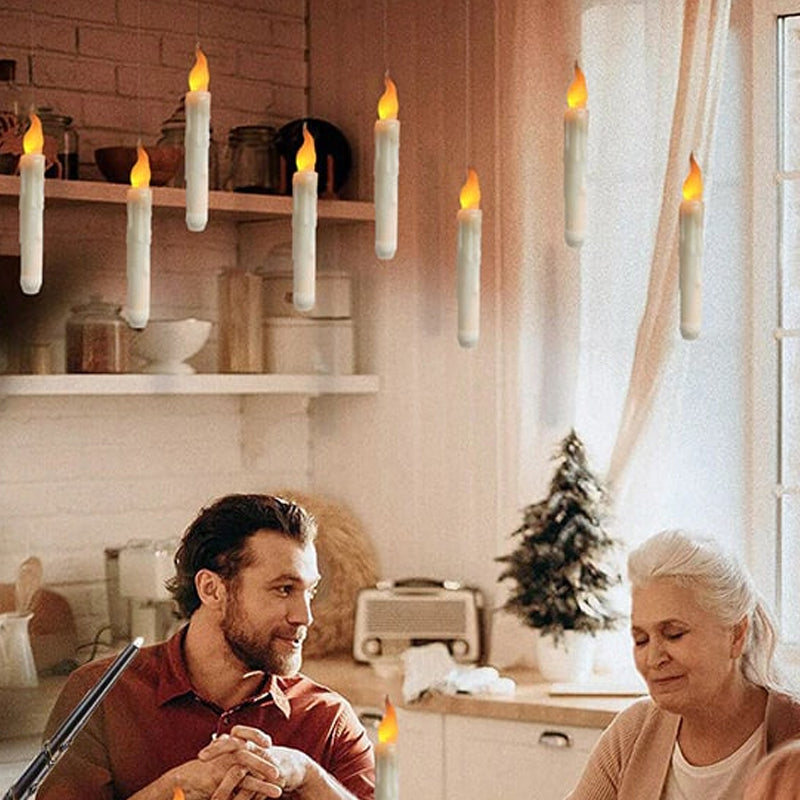 LumoFlame Hængende LED Stearinlys – Magisk Belysning til Dit Hjem