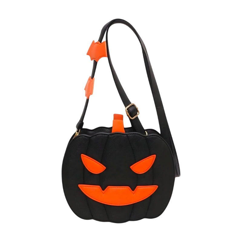 Juna Halloween Pumpkin Skuldertaske – Justerbart Riem & Festligt Design