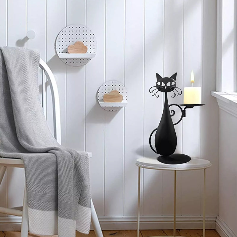 CatGlow Pålidelig Cat lysestage til unik boligindretning