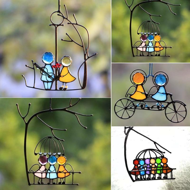 LumiJoy Dekorativ Suncatcher – Legende Ophæng til Vinduer
