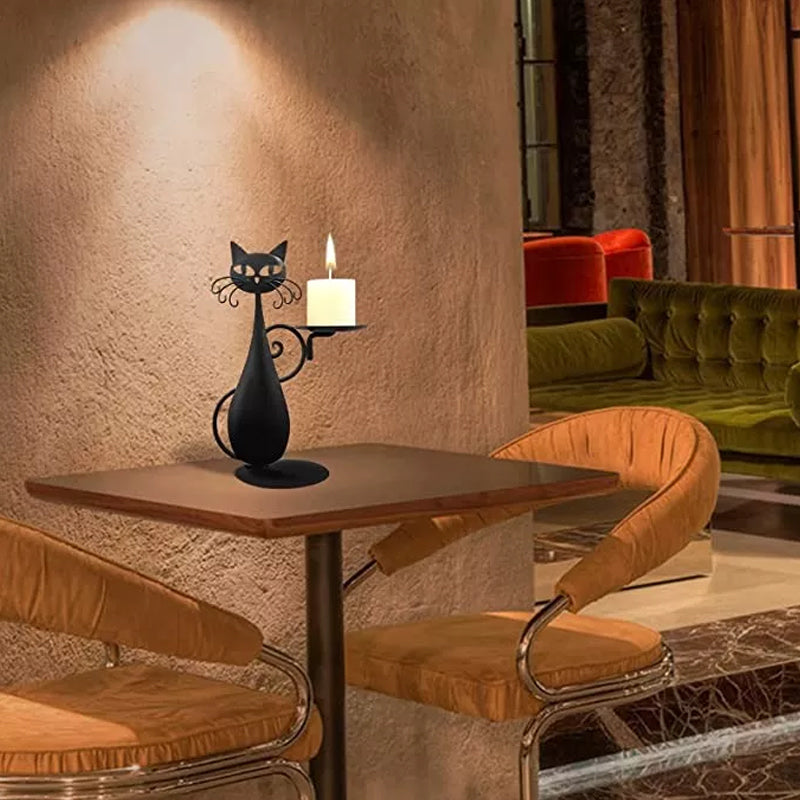 CatGlow Pålidelig Cat lysestage til unik boligindretning