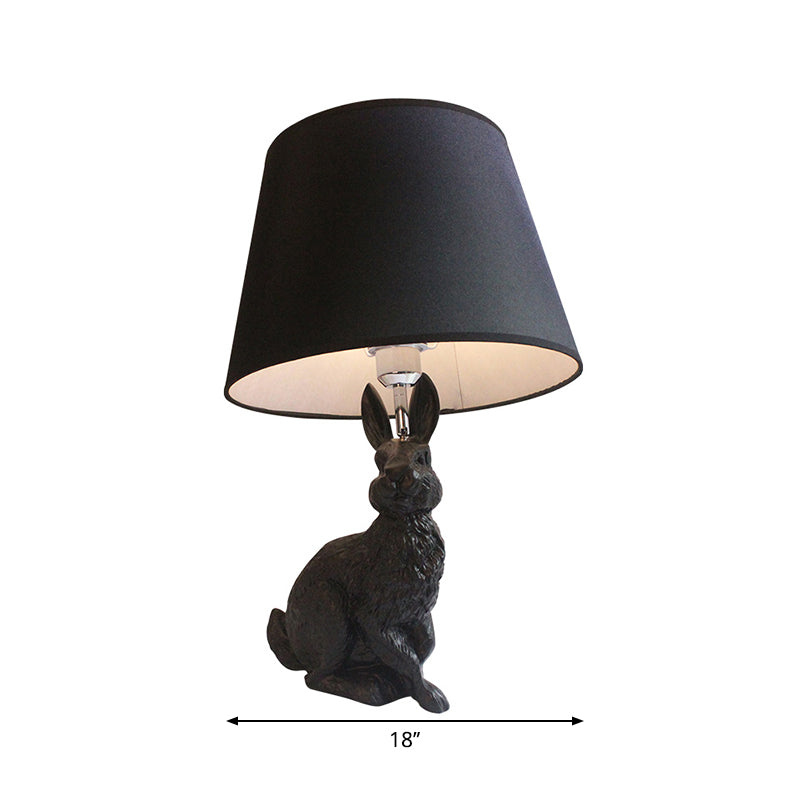 Nella – Dekorativ Skrivebordslampe med Aftagelig Skærm i Bunny-Design