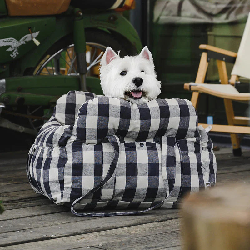 PawHaven CozyCar blød og sikker hundekurv