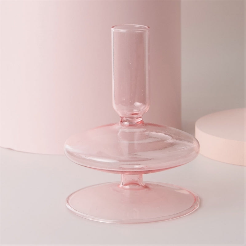 GlassAura -  Elegante håndlavede glaslysestager og vaser