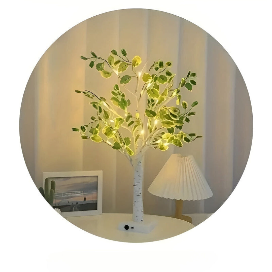 LeafLight - Unik trælampe