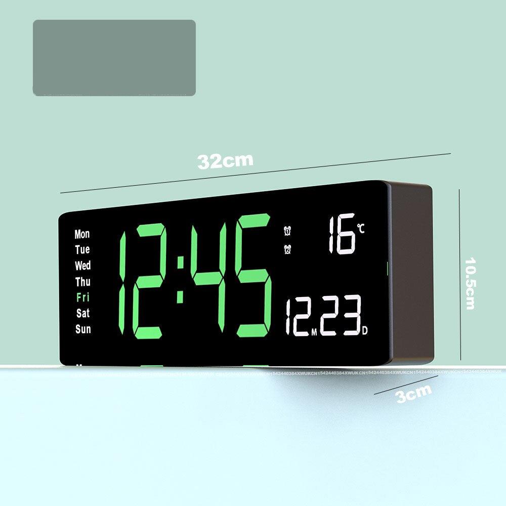LumiTime Elegant Digitalt Ur – Moderne Design & Oplyst Skærm