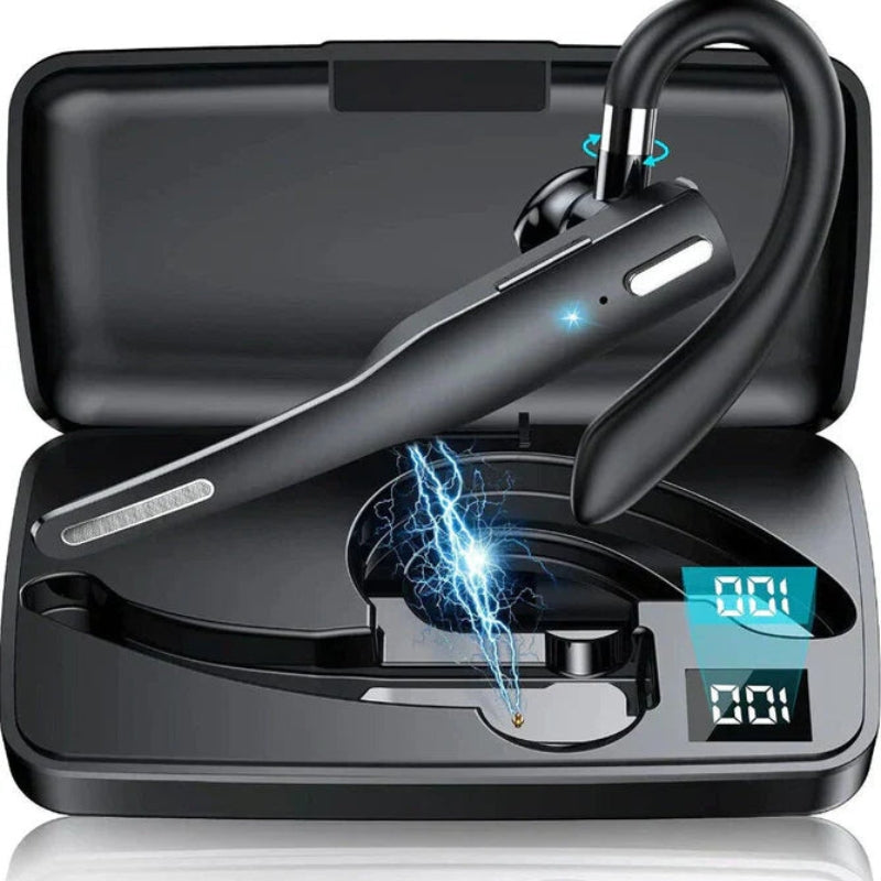 NovaTalk Trådløst Bluetooth Headset med Dobbelt Mikrofon