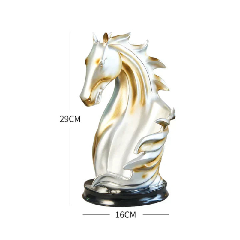Cavallo - Elegant Vinflaskeholder med Hestehoved