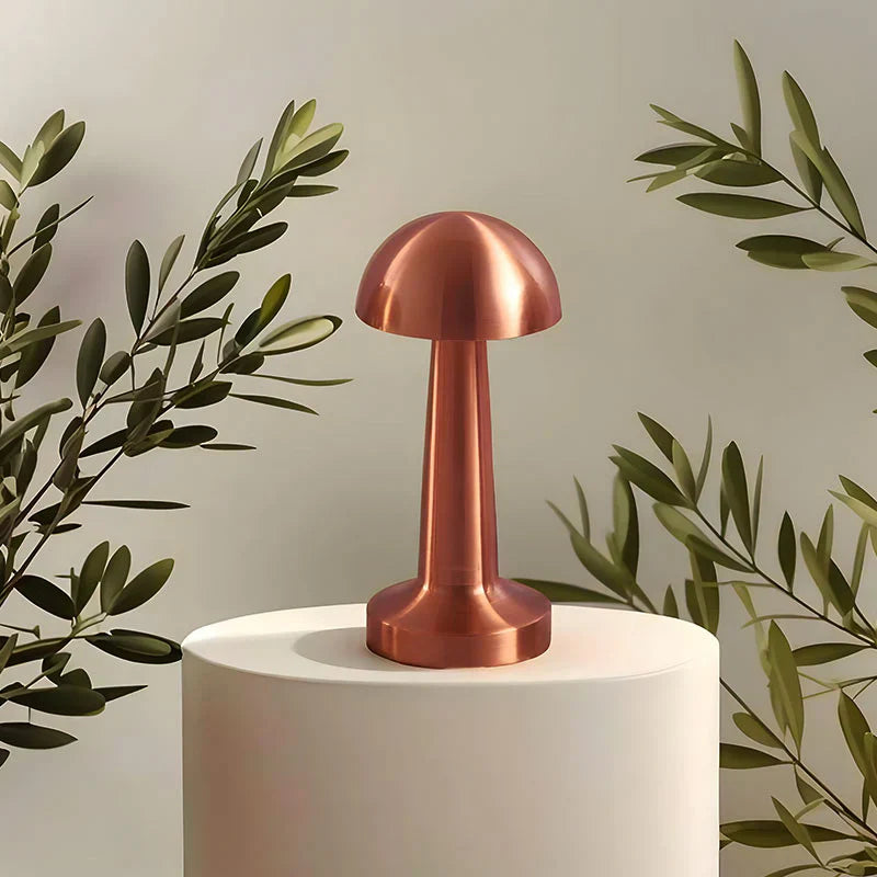 LumiShroom – Elegant kobbersvampelampe