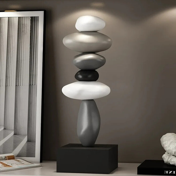 StoneBalance - Moderne stablet stenskulptur
