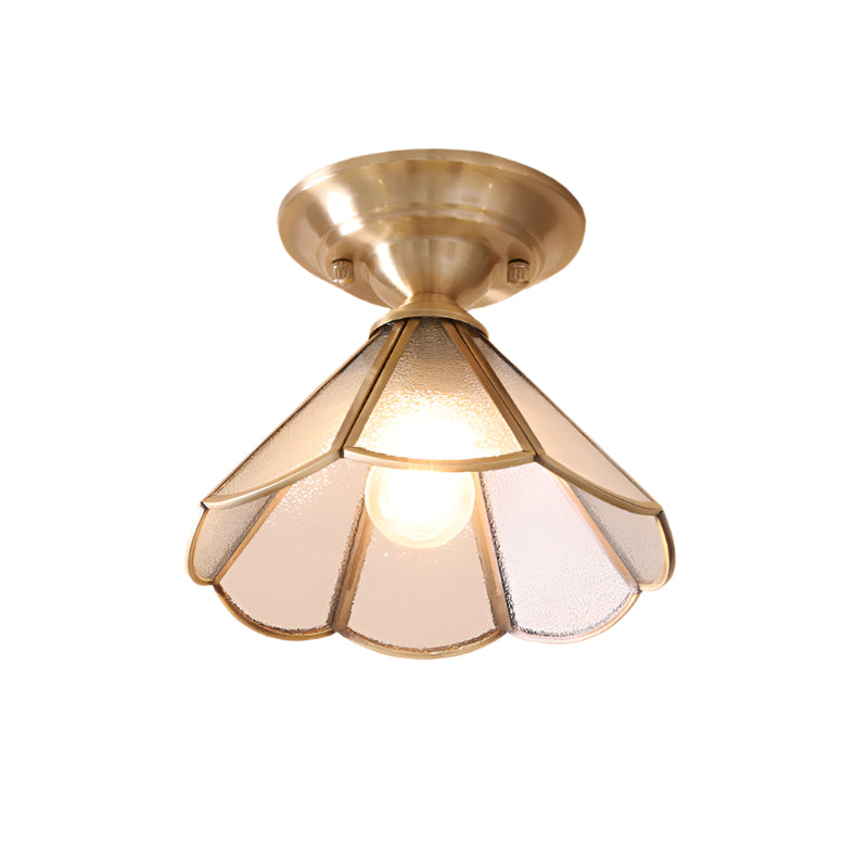 AuraPetal – Chic messing semi flush loftarmatur
