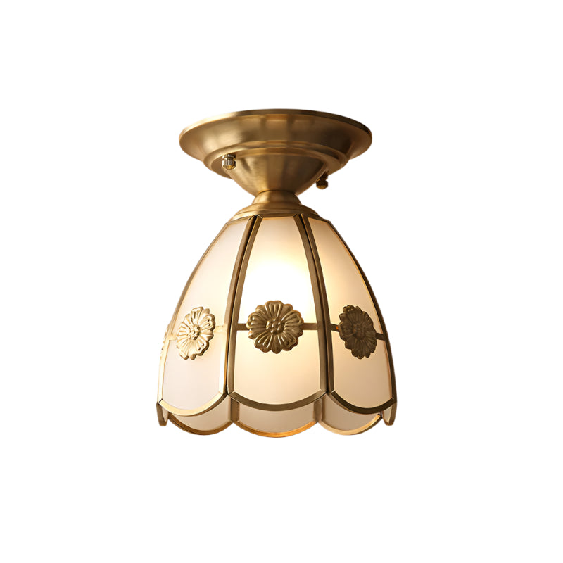 AuraPetal – Chic messing semi flush loftarmatur