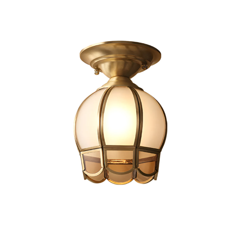 AuraPetal – Chic messing semi flush loftarmatur