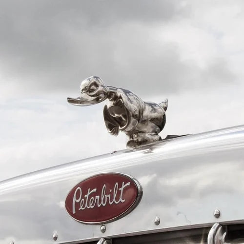 CarMascot- Stilfuldt krom ænderpynt