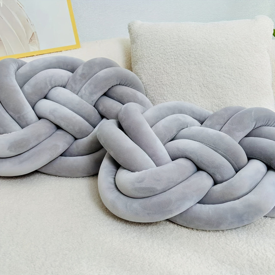CozyPlush Sæt med 2 Plys Dekorative Puder – Blød Elegance til Dit Hjem