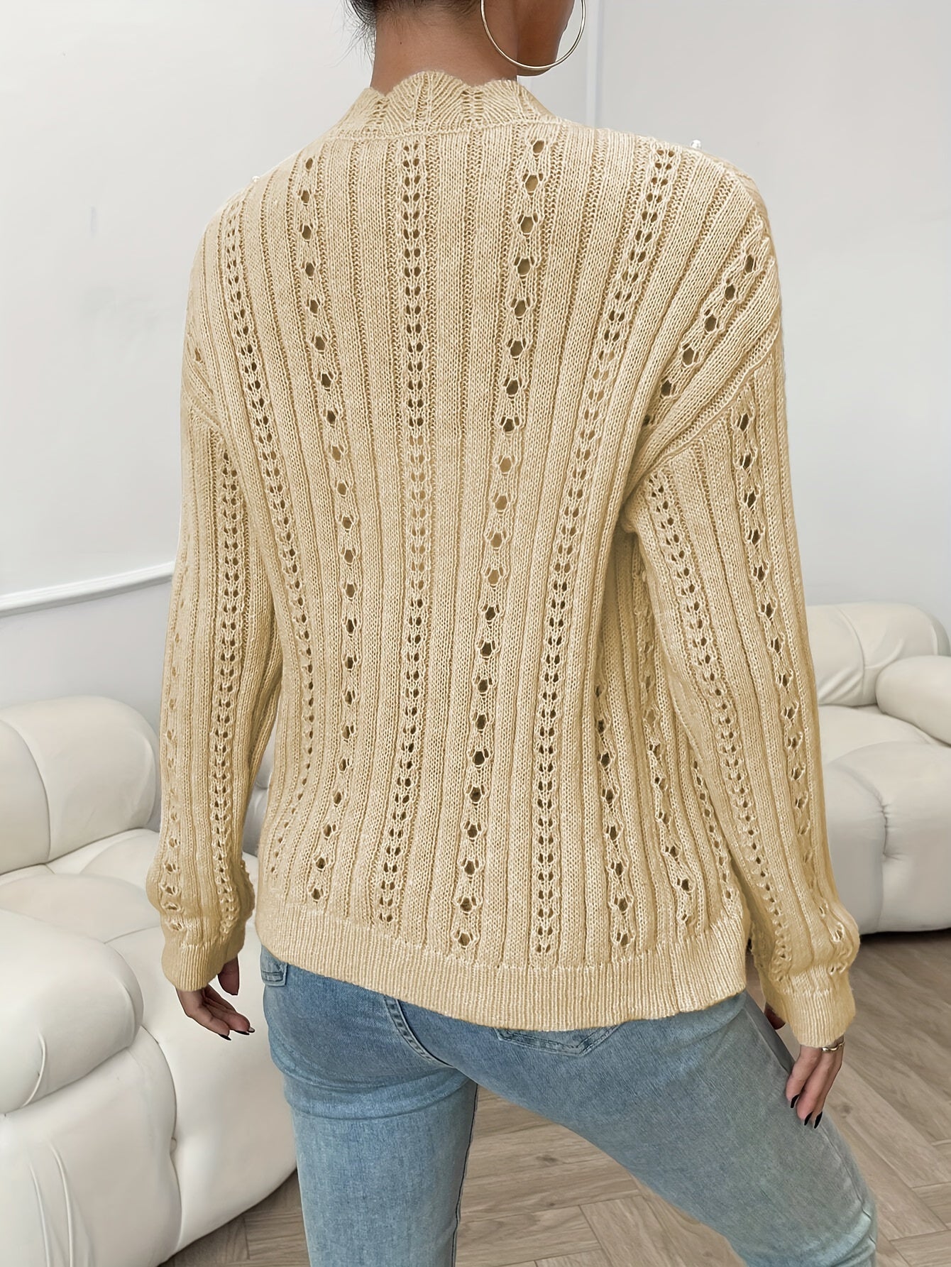 Sophia Chic Knit Cardigan – Elegant og Stilfuld til Enhver Anledning