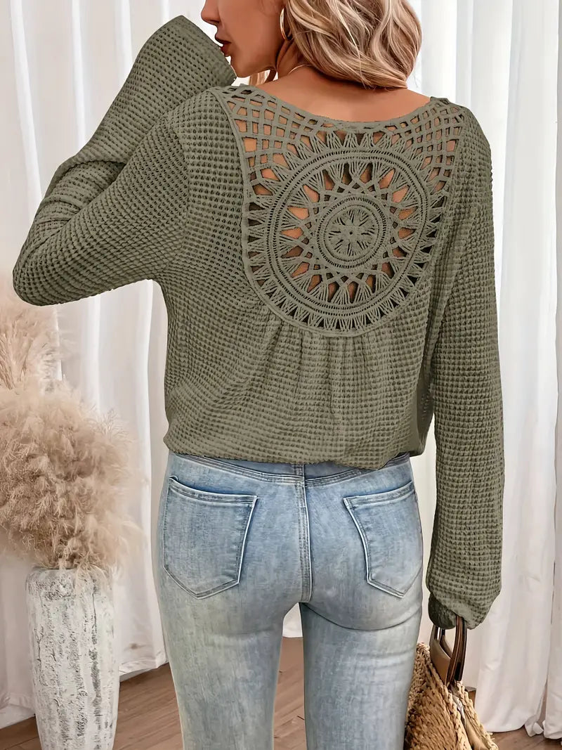 Susana | Boho Hæklet Sweater