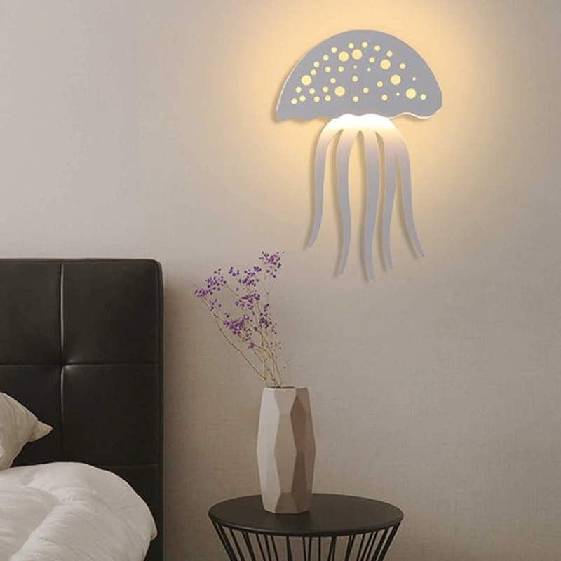 LumiJelly Vandmand LED Væglampe – Beroligende Belysning og Kreativt Design