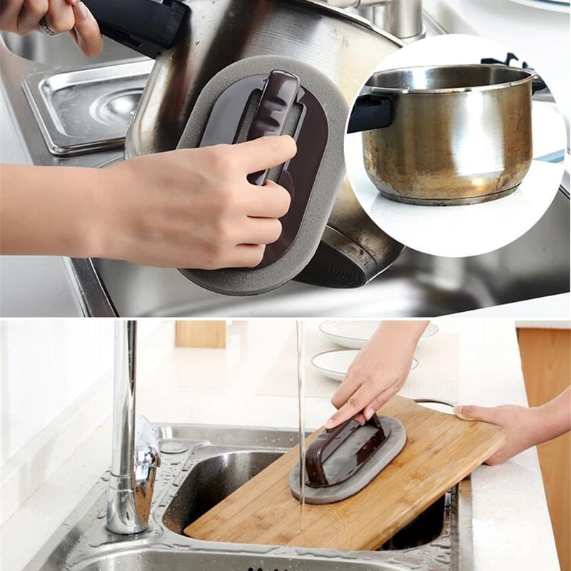 GripClean Ergonomisk Køkkensvamp – Effektiv Rengøring med Komfortabelt Greb