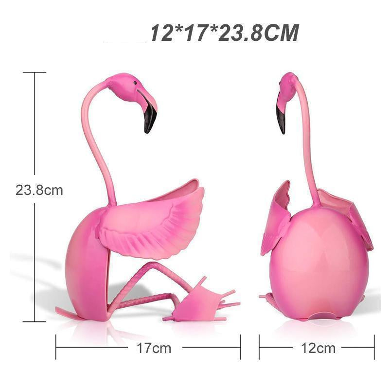 WineFlare Unik Flamingo Vinholder med Dekorative Detaljer