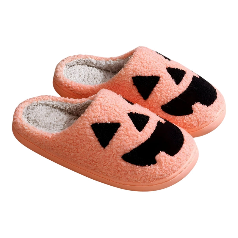 Monica Halloween hjemmesko – Klassiske slippers med græskar-motiv