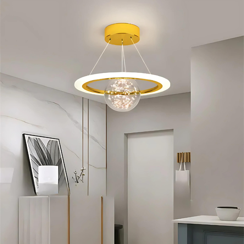 LumiViva Elegant LED Loftslampe – Moderne Design med Justerbar Belysning